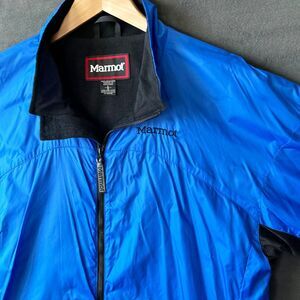 Marmot Blue Windbreaker Jacket Men's Large Full Zip Logo Abilitat Aripiprazole